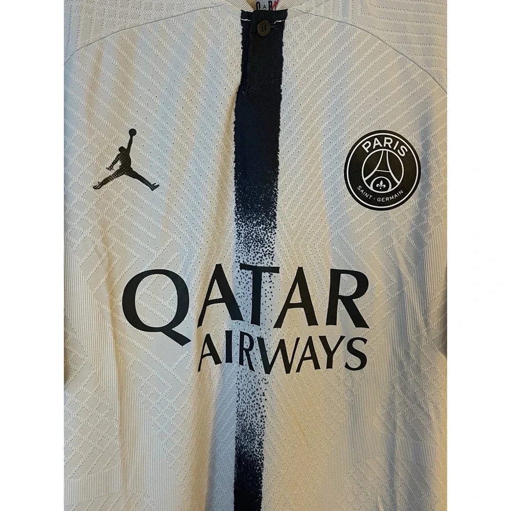Men's 2XL NWT PSG Lionel Messi #30 Jordan Authentic Away Jersey Gray